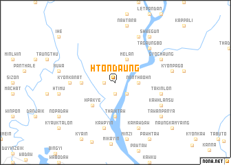 map of Htondaung