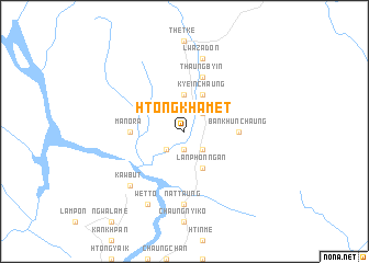 map of Htong-khamet