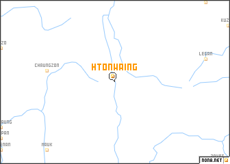 map of Htonwaing