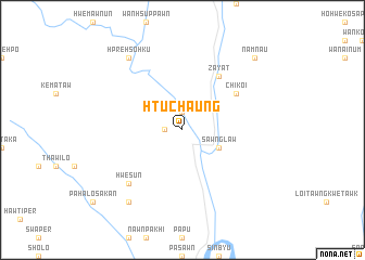 map of Htuchaung