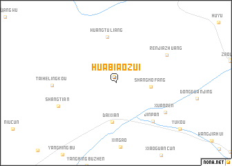 map of Huabiaozui