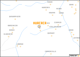 map of Huacaca