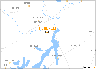 map of Huacalli