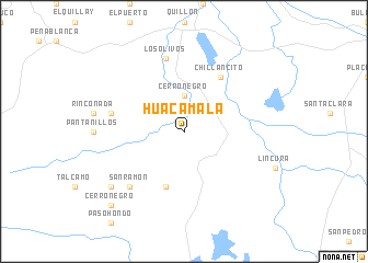 map of Huacamalá