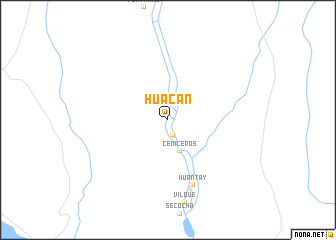 map of Huacán