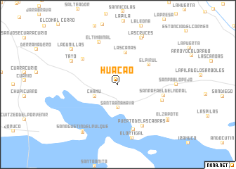 map of Huacao