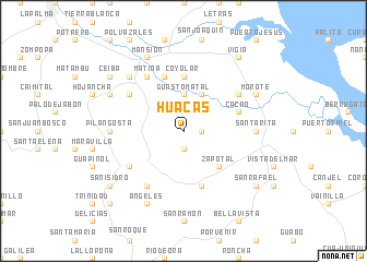 map of Huacas