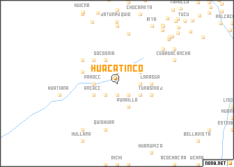 map of Huacatinco