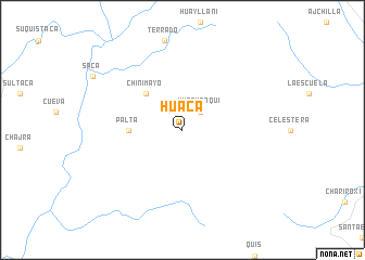 map of Huaca