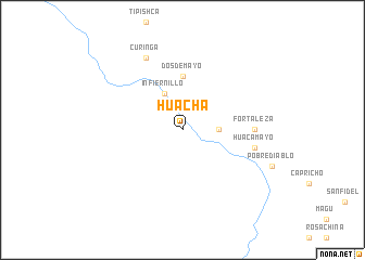 map of Huacha