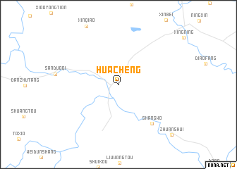 map of Huacheng