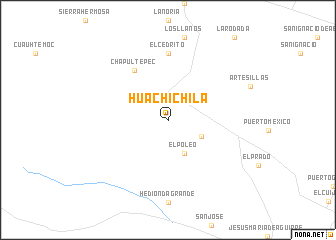 map of Huachichila