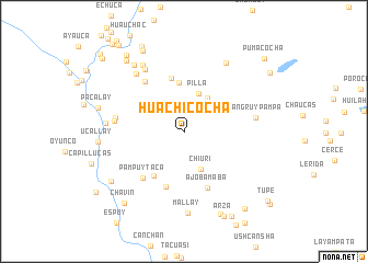 map of Huachicocha