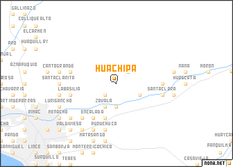 map of Huachipa