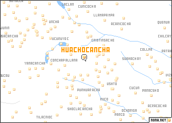 map of Huachocancha