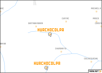 map of Huachocolpa