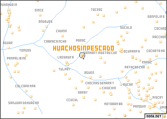 map of Huacho Sin Pescado