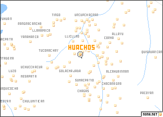 map of Huachos