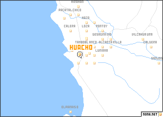 map of Huacho