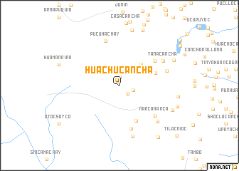 map of Huachucancha