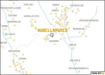 map of Huaclla Punco