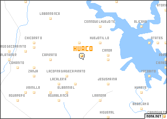 map of Huaco