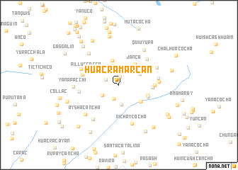 map of Huacramarcan