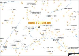 map of Huactacancha