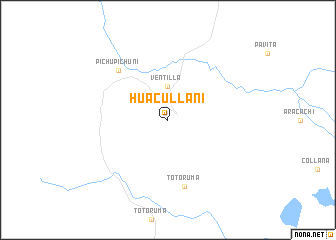 map of Huacullani