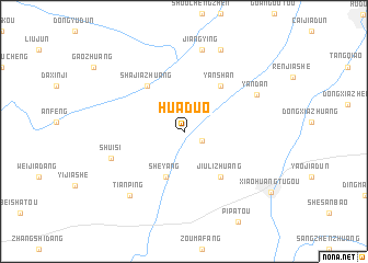 map of Huaduo