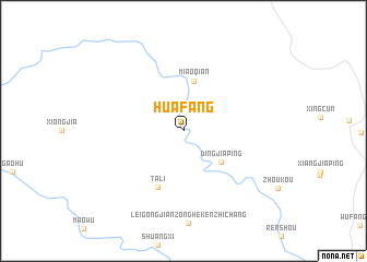map of Huafang