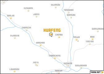 map of Huafeng