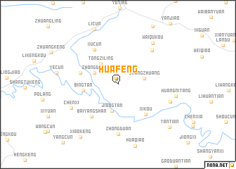 map of Huafeng