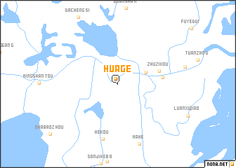 map of Huage
