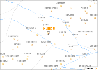 map of Huage