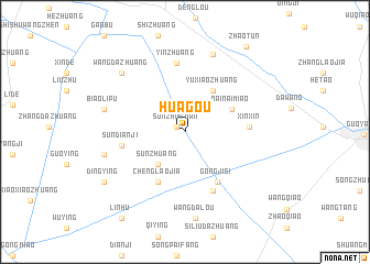 map of Huagou