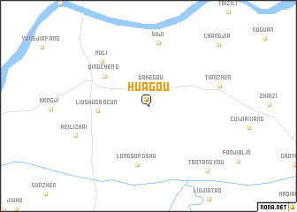map of Huagou