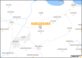 map of Huaguoshan