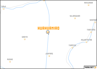 map of Huahuamiao
