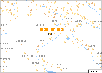 map of Huahuañuma