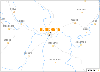 map of Huaicheng