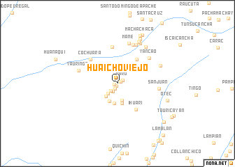 map of Huaicho Viejo