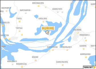 map of Huaihe