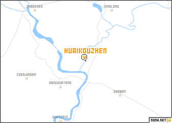 map of Huaikouzhen