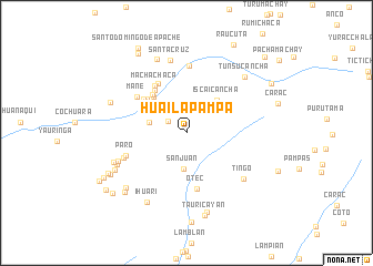 map of Huailapampa