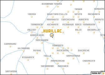 map of Huaillac