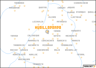 map of Huaillapampa