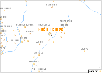 map of Huaillavira