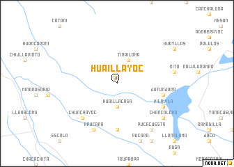 map of Huaillayoc