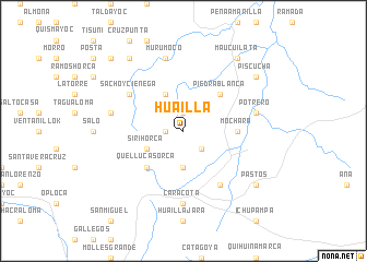 map of Huailla